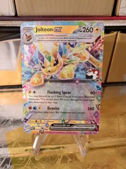 Jolteon Ex Pokemon Prize Pack Series 7 Promo Pokemon Card NM/LP Stamp - Image 1
