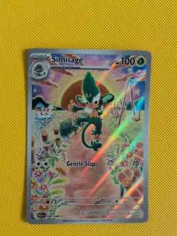 Simisage 090/086 Illustration Rare Black Bolt Pokemon Card - Image 1