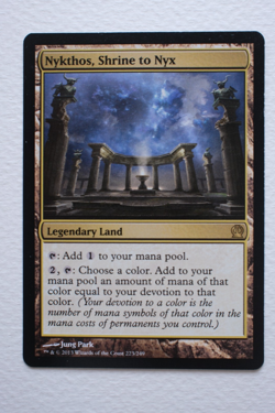 MTG Nykthos, Shrine to NYX Theros 223/249 Rare [Lightly Played] - Image 2