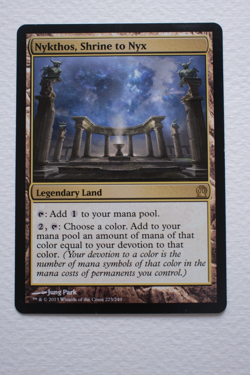 MTG Nykthos, Shrine to NYX Theros 223/249 Rare [Lightly Played] - Image 5