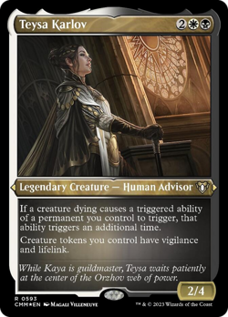 Teysa Karlov (Foil Etched) [Commander Masters] Foil Near Mint - Image 1