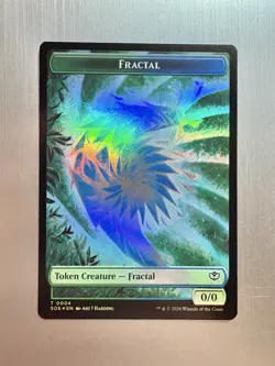 Fractal / Pest - 0004/0008 - MTG: Secrets of Strixhaven - Token - FOIL - Image 1