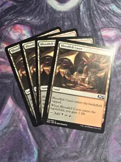 Magic the Gathering (mtg): M20: Bloodfell Caves (x4) - Image 1