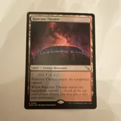 Wizards MTG Raucous Theater #266 Murders at Karlov Manor Rare Regular Land - Image 1
