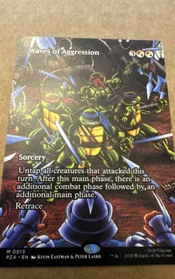Waves of Aggression (Borderless) Teenage Mutant Ninja Turtles Source Material... - Image 1