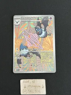 Pokemon White Flare - Swoobat - 120/086 - Illustration Art Rare - M/NM - Image 1