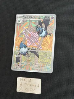 Pokemon White Flare - Swoobat - 120/086 - Illustration Art Rare - M/NM - Image 4
