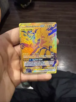 Pikachu & Zekrom GX SM248 Blackstar Promo Gold Pokemon NM - Image 1