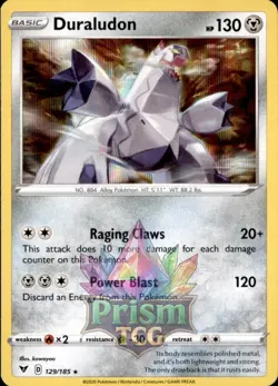 Duraludon 129/185 Rare Holo Vivid Voltage Pokemon - Image 1