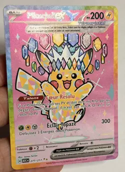 Pikachu EX 277/217 - Carte Pokemon Alt - ASC FR - NM / Neuve - Image 1