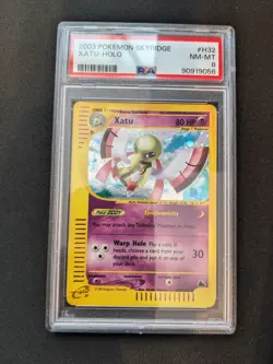 Xatu H32/H32 Skyridge WoTC HOLO Rare Pokemon Card eReader PSA 8 NM-MT - Image 1