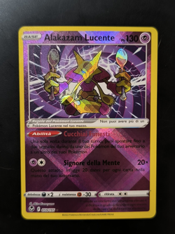 Carta Pokemon ALAKAZAM LUCENTE 059/165 Tempesta Argentata Holo Reverse ITA NM - Image 1