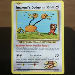 ImakuniU's Doduo 112/108 NM Secret Rare XY Evolutions Pokemon TCG Card Imakuni's - Image 1