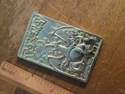 1999 BURGER KING POKEMON GOLD CARDS CHARIZARD 23K GOLD PLATED - Image 2