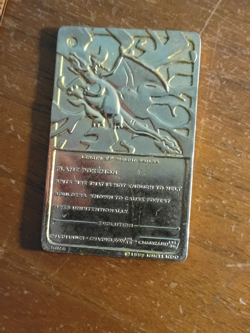 1999 BURGER KING POKEMON GOLD CARDS CHARIZARD 23K GOLD PLATED - Image 3