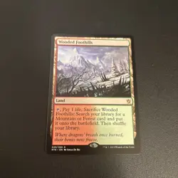 WOODED FOOTHILLS Khans Of Tarkir KTK Magic MTG NEW MINT CARD - Image 1