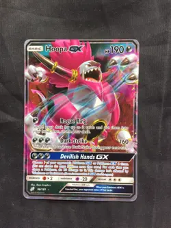 Pokemon Cards: Team Up Rare Holo: Hoopa GX 96/181 - Image 1