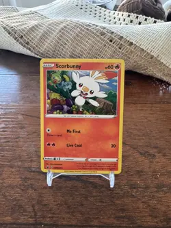 Pokemon - Scorbunny Holo - SWSH071 - Black Star Promo Card - Image 1