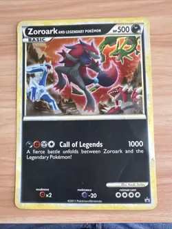 Zoroark and Legendary Pokemon Holographic Jumbo Promo Card - Image 1