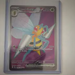 Beedrill EX Evolutions 098/086 Secret Rare Full Art Holo Pokemon TCG EN - Image 1
