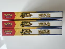 3x Pokemon TCG Ascended Heroes Deluxe Pin Collection - NEW - SEALED - Image 4
