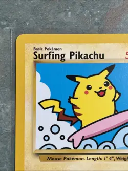 Pokemon Surfing Pikachu #28 Black Star Promo Vintage NM WOTC C71 - Image 2