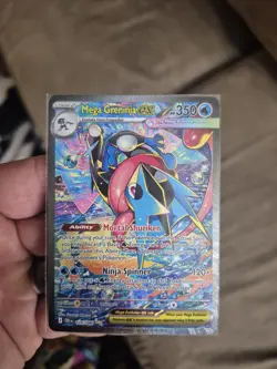 Mega Greninja EX 116/086 Secret Rare Full Art Holo - XY BREAKpoint Pokemon TCG - Image 1