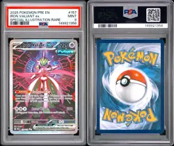 POKEMON TCG Iron Valiant ex 157/131 Prismatic Evolutions Holo - PSA 9 - Image 3