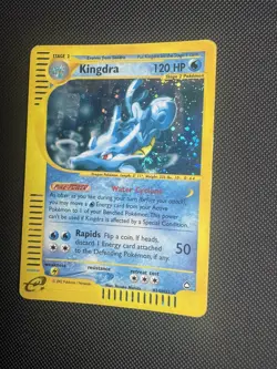 Kingdra H14/H32 | Aquapolis Holo Rare with swirl | Pokemon | MP - Image 1