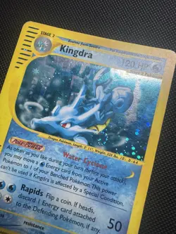 Kingdra H14/H32 | Aquapolis Holo Rare with swirl | Pokemon | MP - Image 3