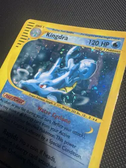 Kingdra H14/H32 | Aquapolis Holo Rare with swirl | Pokemon | MP - Image 4