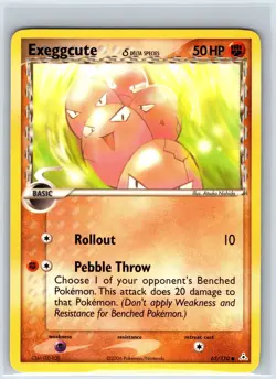 Exeggcute 65/110 Common Holon Phantoms Pokemon Lightly Played - Image 1