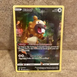 Bidoof - GG29/GG70 - Crown Zenith Galarian Gallery Holo - Pokemon TCG 2023 - NM - Image 2