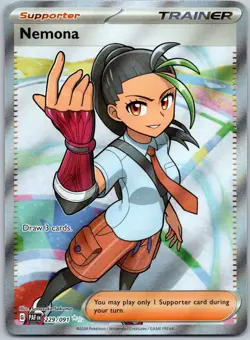 Nemona 229/091 Ultra Rare Paldean Fates NM - Image 1