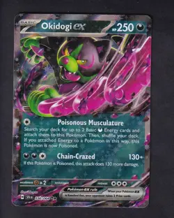 Okidogi ex 036/064 Double Rare Shrouded Fable Pokemon Near Mint - Image 1