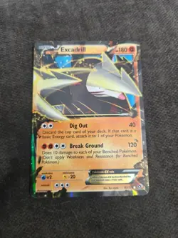 Pokemon TCG - Excadrill EX 82/113 Legendary Treasures Ultra Rare Holo NM - Image 1
