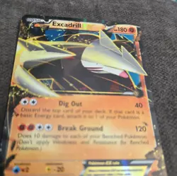 Pokemon TCG - Excadrill EX 82/113 Legendary Treasures Ultra Rare Holo NM - Image 3