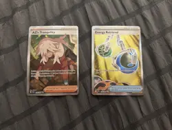 AZ’s Tranquility 106/086 & Energy Retrieval 108/086 Pokemon Chaos Rising - Image 1