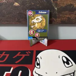 Pokemon Burger King PokeTrivia Non-perforated Cubone #104 - Image 1
