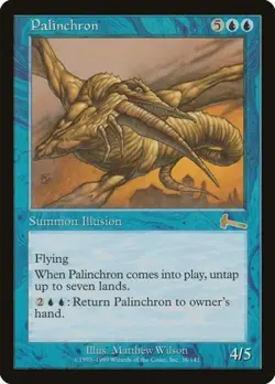 MTG English Palinchron Light Play Foil Urza's Legacy - Image 1