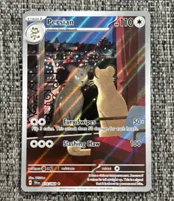 Persian 078/064 Illustration Rare Shrouded Fable Pokemon English NM - Image 1