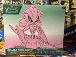 Pokemon Paradox Rift Sealed Pokemon Center Iron Valiant Elite Trainer Box - Image 5