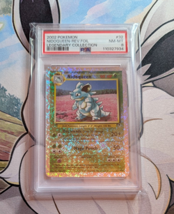 Pokemon Nidoqueen Legendary Coll. Reverse Holo Rare #32 PSA 8 - Image 3