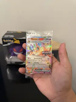 SEALED Pokemon Flareon ex 014/131 Prismatic Evolutions Stamped Holo Promo - Image 2
