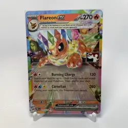 Pokemon TCG: Flareon EX 014/131: Prismatic Evolutions Stamped Promo - Image 1