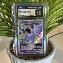 Pokemon Mewtwo CGC Pristine 10 VSTAR Triple Rare Holo Japanese S12a 051/172 - Image 1