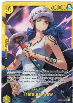 One Piece Heroine’s Edition Trafalgar Law EB03-062 Secret Rare SEC NM - Image 1