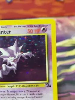 Pokemon TCG Haunter Fossil Unlimited Rare Holo Card 6/62 MP CONDITION VINTAGE - Image 4