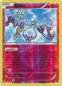 Klefki 80/114 Uncommon Reverse Holo XY - Steam Siege Pokemon Card - Image 1