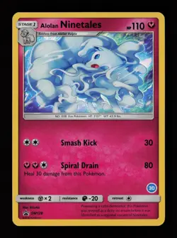 Alolan Ninetales - SM128 Promo Sun & Moon Promo Pokemon Cards - Image 1
